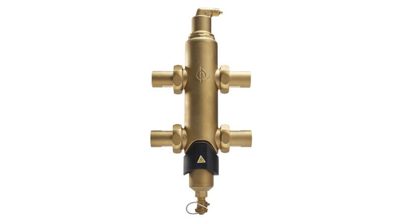 Spirotech SpiroCross - Hava ve çamur ayırıcılı hidrolik yön değiştirici